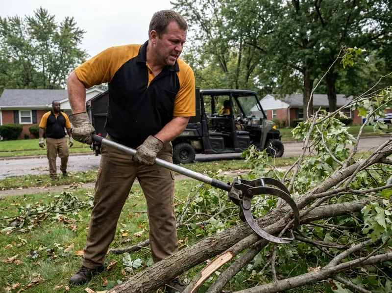 Storm Debris and Yard Waste Hauling in Columbus, OH